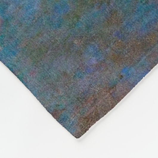 Branch of the Seine near Giverny, Monet Fleece Deken (Hoek)