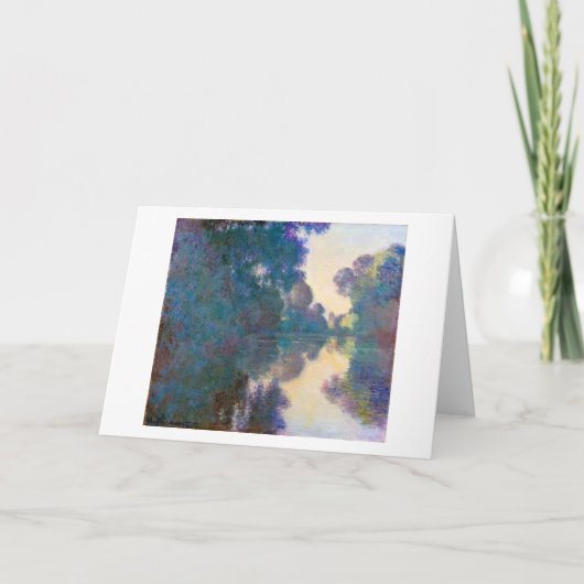 Branch of the Seine near Giverny, Monet Kaart (Voorkant)