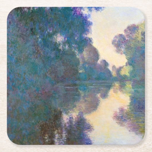 Branch of the Seine near Giverny, Monet Kartonnen Onderzetters (Voorkant)
