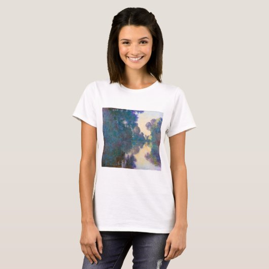 Branch of the Seine near Giverny, Monet T-shirt (Voorkant volledig)