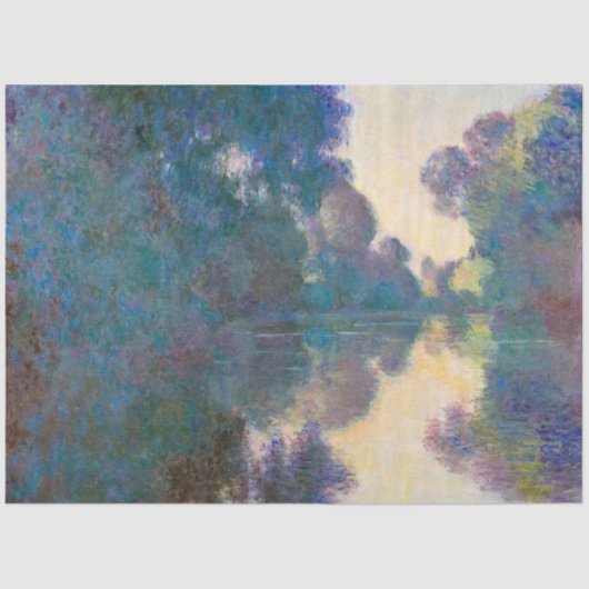 Branch of the Seine near Giverny, Monet Tissuepapier (Voorkant)