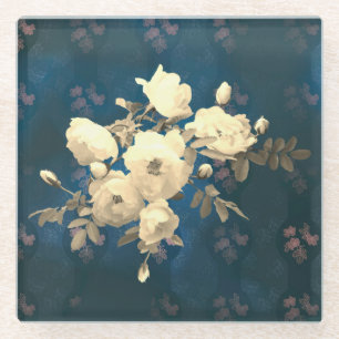Branch of White Roses Glazen Onderzetter