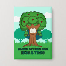 Branch out met liefde knuffel een boom