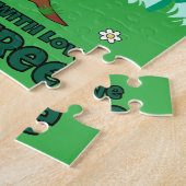 Branch out met liefde knuffel een boom legpuzzel (Zijkant)