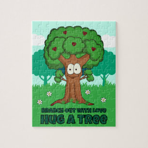 Branch out met liefde knuffel een boom legpuzzel