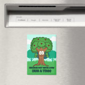 Branch out met liefde knuffel een boom magneet (Insitu (Vaatwasser))