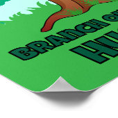 Branch out met liefde knuffel een boom poster (Hoek)