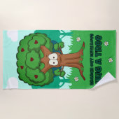 Branch out met liefde knuffel een boom strandlaken (Voorkant)