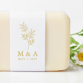 Branch Rustic Rubber Stamp Wedding Monogram Rubberstempel