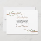 Branch Sober Funeral - Dank u voor Kaart (Voorkant)