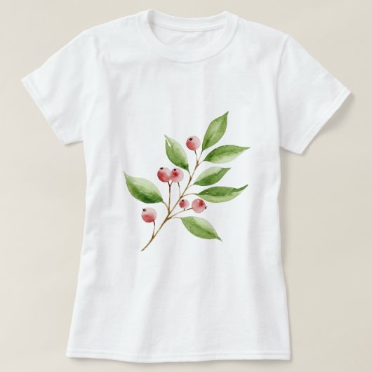  Branch with berries T-shirt (Design voorkant)