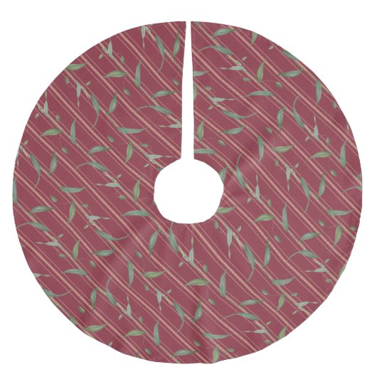 Branch with leaves kerstboom rok (Voorkant)