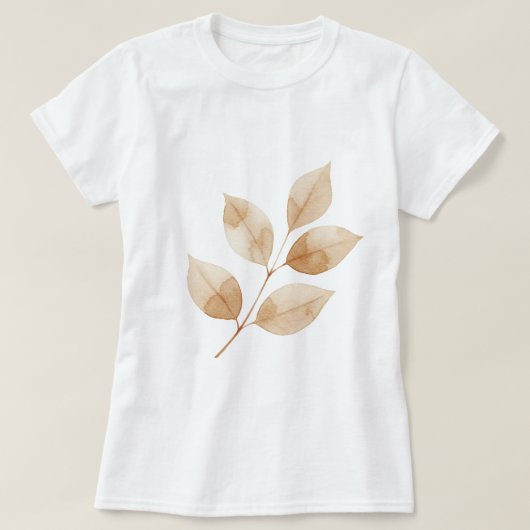 Branch with leaves T-shirt (Design voorkant)