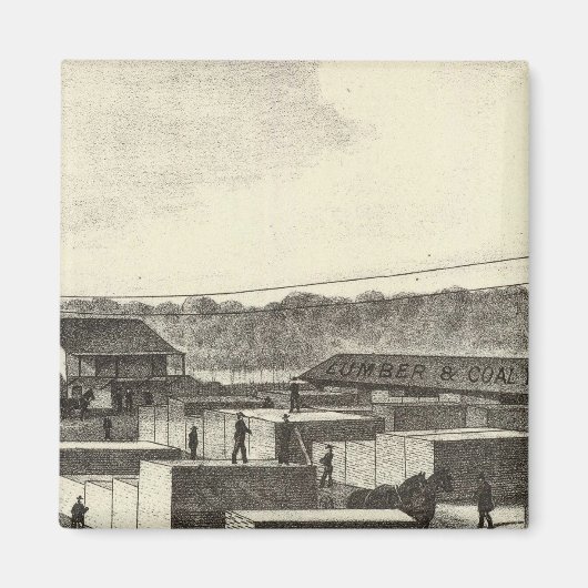 Branch yard, Princeton Lumber & Improvement Co. Magneet (Voorkant)