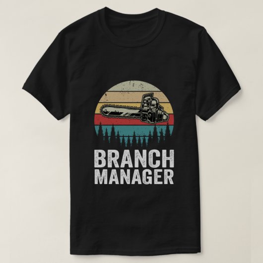 Branchemanager - Arborist Boomchirurg houthakker T-shirt (Design voorkant)