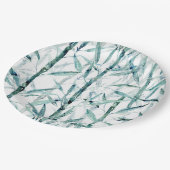 Branches bamboo. papieren bordje (Gekanteld)