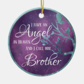 Branches & Butterflies Lijst Gepersonaliseerd Memo Keramisch Ornament (Voorkant)