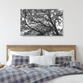 Branches en bladeren II Canvas Afdruk (Insitu (Slaapkamer))