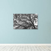 Branches en bladeren II Canvas Afdruk (Insitu (Houten vloer))