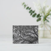 Branches en bladeren visitekaartje (Staand voorkant)
