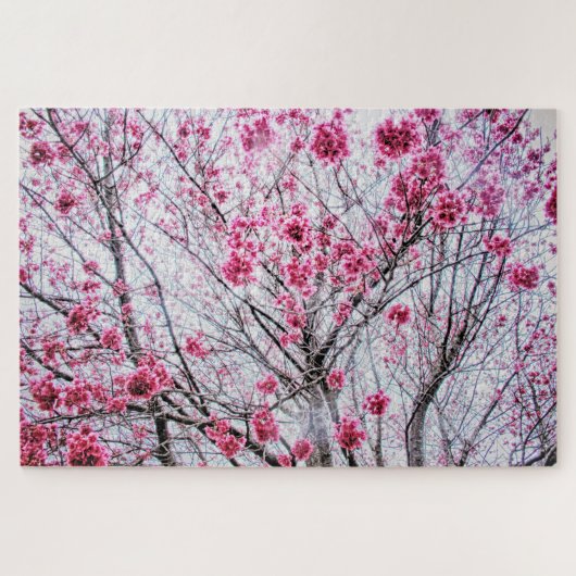 Branches en bloemen van een Cherry Tree Legpuzzel (Horizontaal)