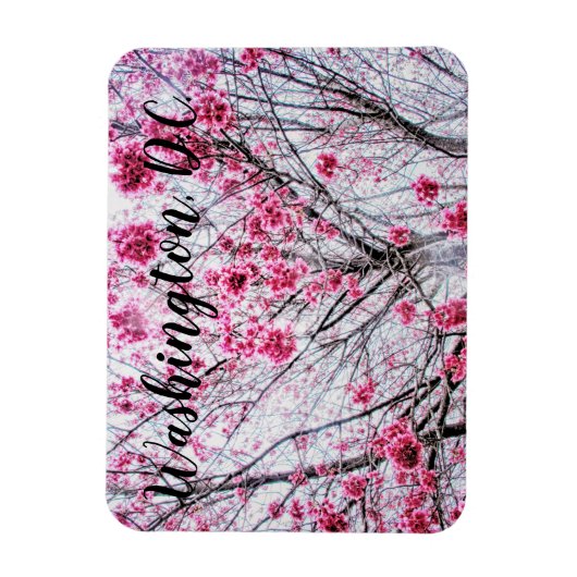 Branches en bloemen van een Cherry Tree Magneet (Verticaal)