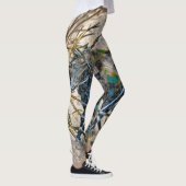 Branches en Paarden Abstracte Leggings (Rechts)