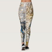 Branches en Paarden Abstracte Leggings (Achterkant)