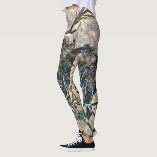 Branches en Paarden Abstracte Leggings (Links)