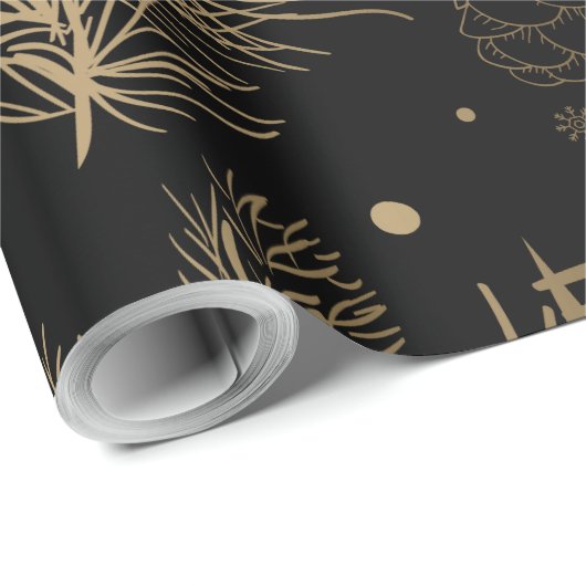 Branches en pine 2 cadeaupapier (Rol Hoek)