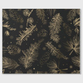 Branches en pine 2 cadeaupapier (Vlak)
