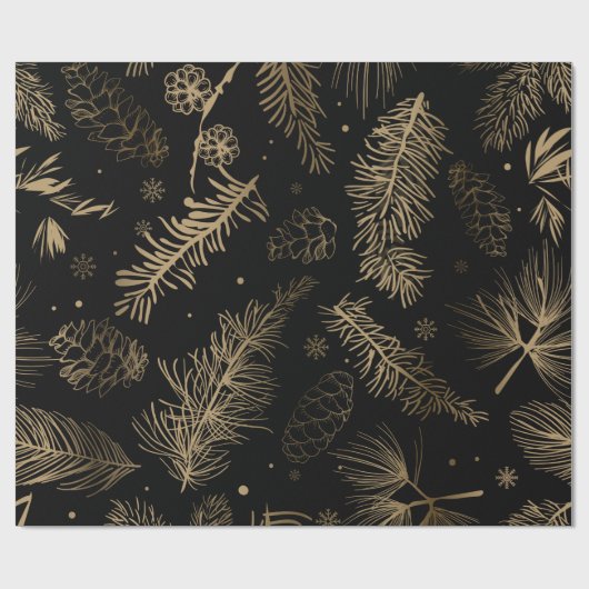 Branches en pine 2 cadeaupapier (Vlak)