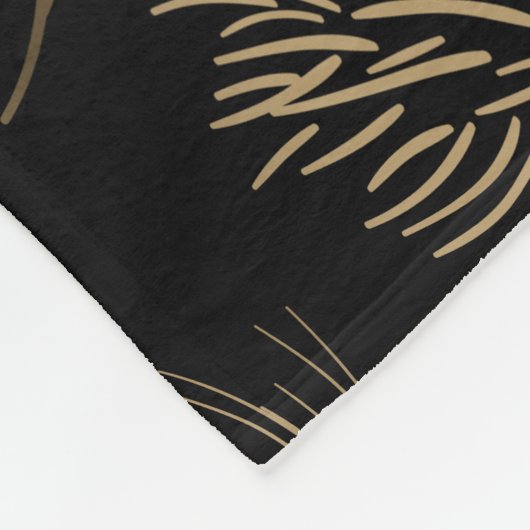 Branches en pine 2 fleece deken (Hoek)