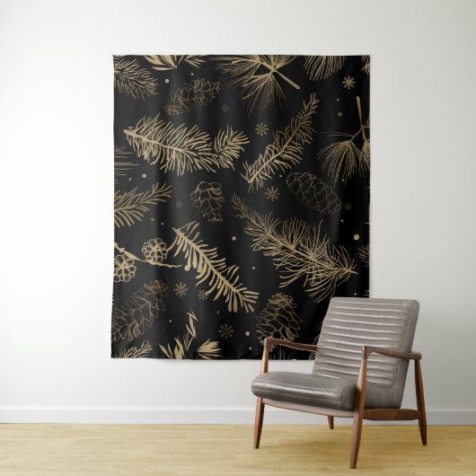 Branches en pine 2 wandkleed (In situ)