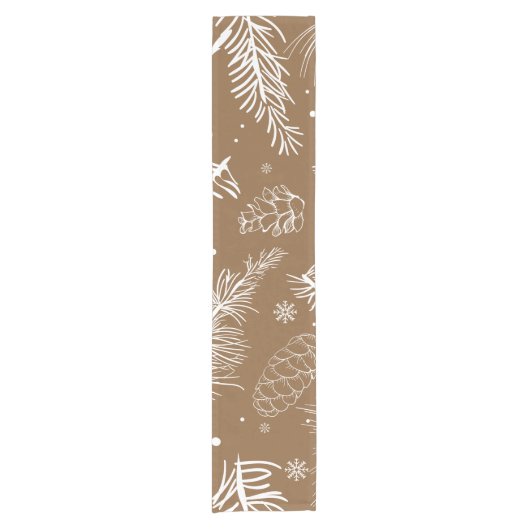 Branches en pine 3 korte tafelloper (Voorkant)