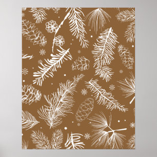 Branches en pine 3 poster
