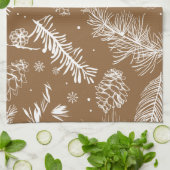 Branches en pine 3 theedoek (Gevouwen)