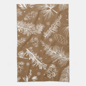 Branches en pine 3 theedoek (Verticaal)