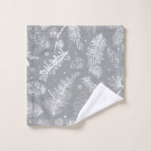 Branches en pine 4 bad handdoek (Wasdoekje)