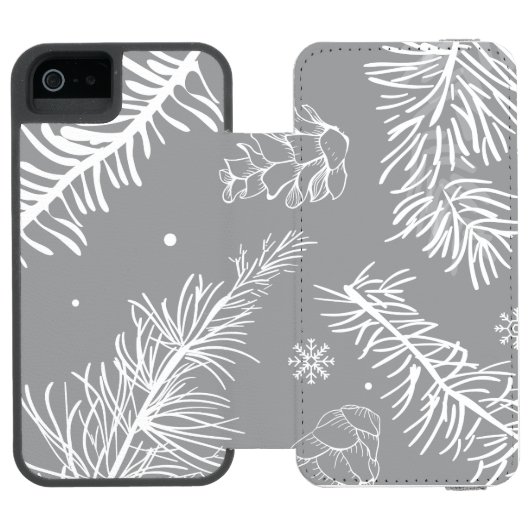 Branches en pine 4 incipio iPhone portemonnee hoesje (Agenda Open)