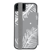 Branches en pine 4 incipio iPhone portemonnee hoesje (Agenda Achterkant)