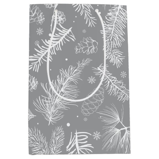 Branches en pine 4 medium cadeauzakje (Voorkant)