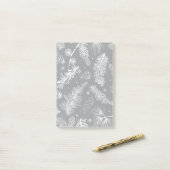 Branches en pine 4 post-it® notes (Op bureau)