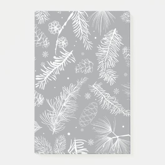 Branches en pine 4 post-it® notes (Voorkant)