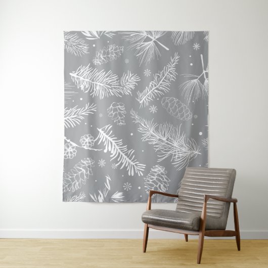 Branches en pine 4 wandkleed (In situ)