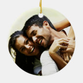 Branches en Pine First-kerstservice Keramisch Ornament (Achterkant)