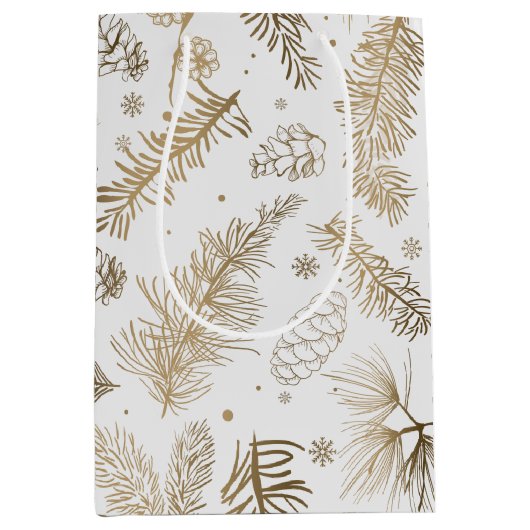 Branches en pine medium cadeauzakje (Voorkant)