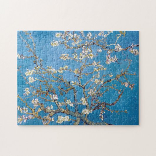 Branches met Almond Blossom Van Gogh blauw levendi Legpuzzel (Horizontaal)