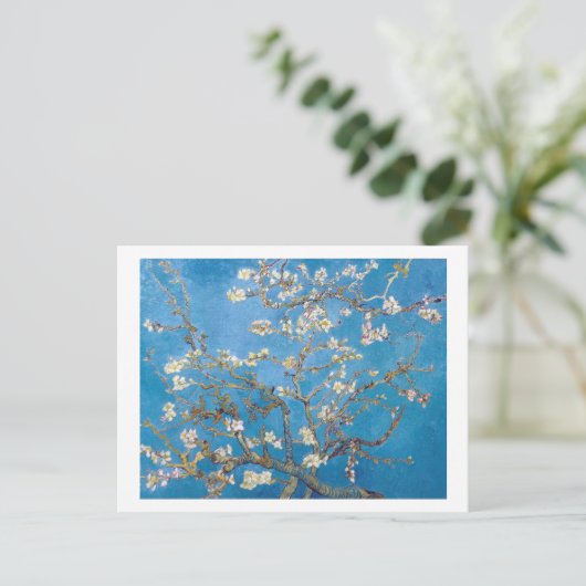 Branches met Almond Blossom Van Gogh Briefkaart (Staand voorkant)