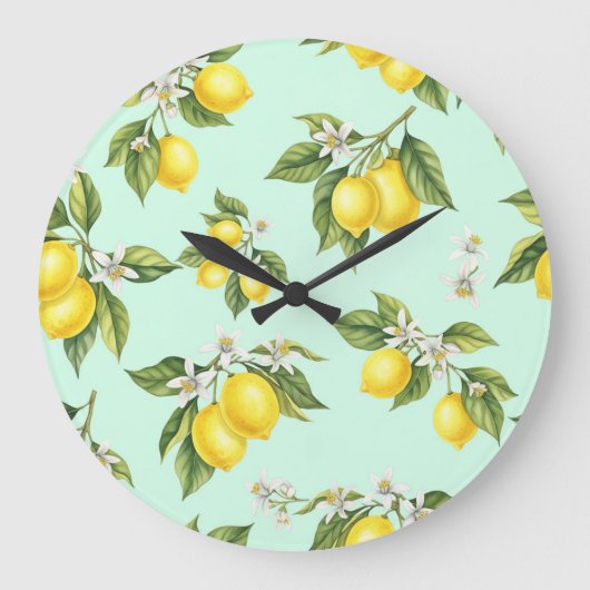 Branches met citroenen van Natasha Us Grote Klok (Voorkant)